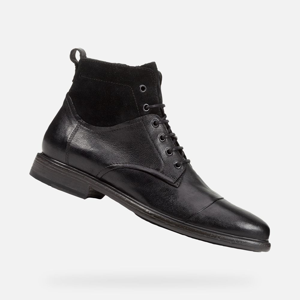 Botas Geox Homem Pretas - Terence - OBNWA7812